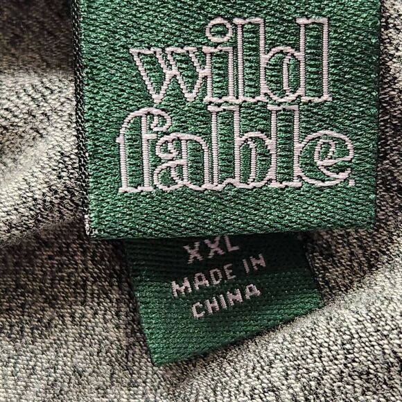 Wild Fable tunic dress tiered heathered gray size XXL - Picture 3 of 4